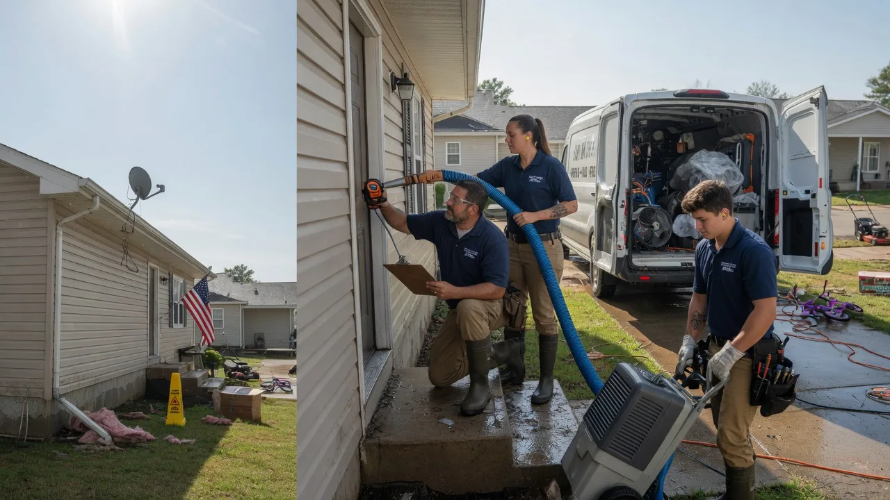 Ceiling Water Damage Restoration in Macedonia, IL near me